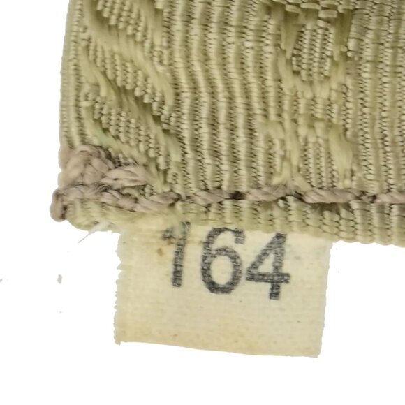 PRADA Logo Crossbody Shoulder Bag Jacquard Leather Brown GHW 60YF090 - Picture 9 of 16